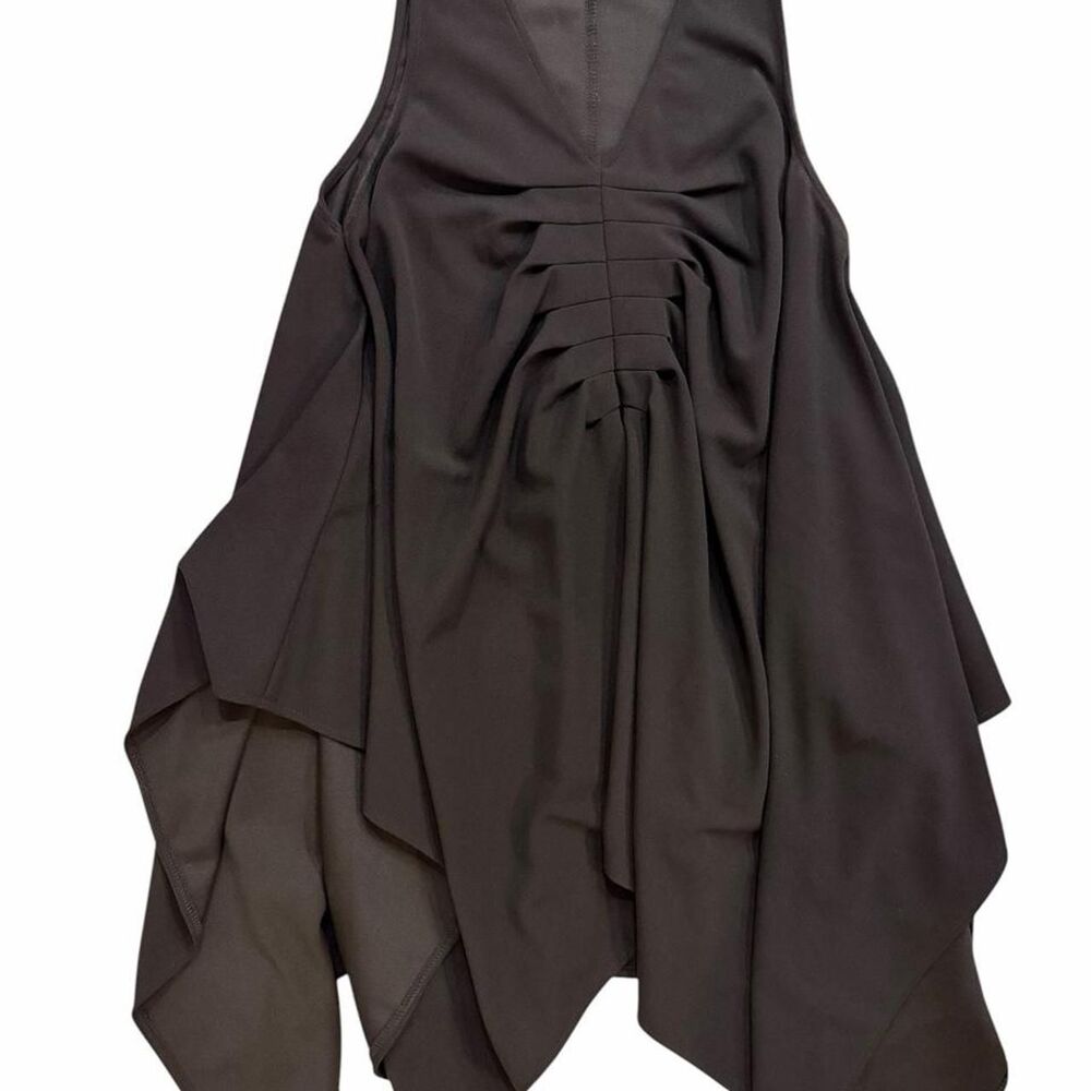 Black Gracia dress with ruched detailing